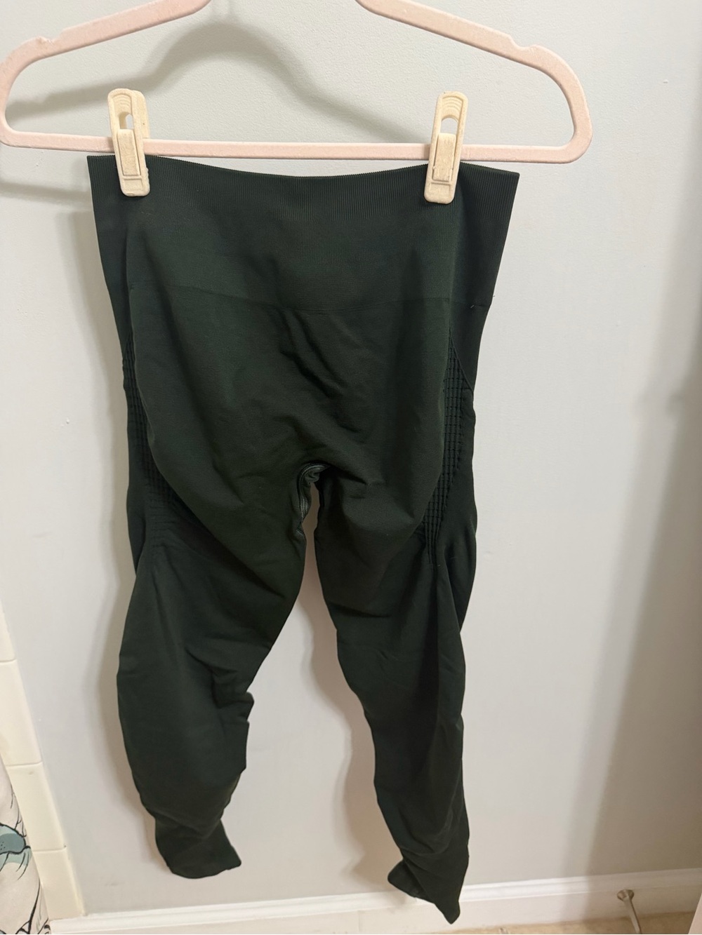 NWT Alphalete Amplify Contour Dark Green (Central Park) Seamless Leggings